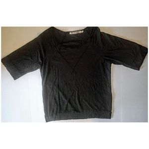 Michael Stars Grey Slub Elbow Tee, NWOT